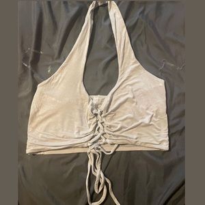 🤍Cropped halter top